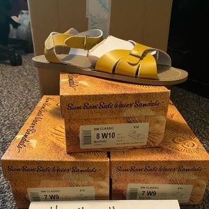 Mustard Yellow Classic Saltwater Sandals